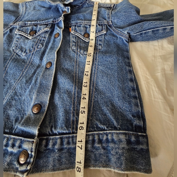 Vintage Levi’s Orange Tab trucker denim jacket 🧡 Measurements In Pics📸 - Picture 11 of 15